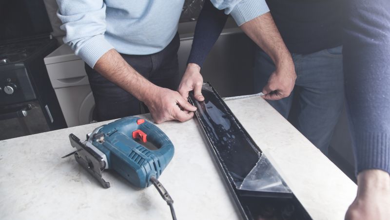 Countertop Painting detail